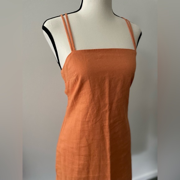 H&M Orange Mini Sun Dress